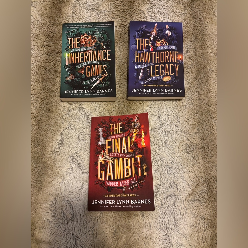 The inheritance games trilogy by Jennifer Lynn Barnes